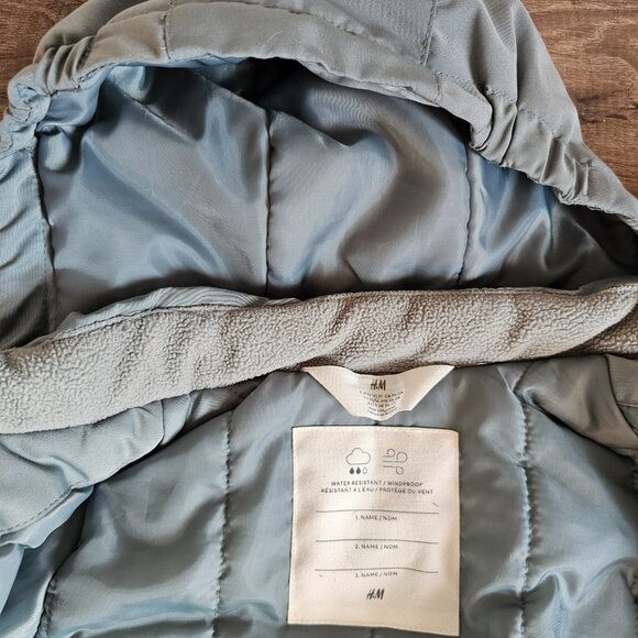 H&M Water-Resistant Padded Parka and Snow Pants with Suspenders - Picture 10 of 16